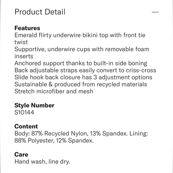 Birdsong Animal Instinct Front Tie Bikini - Picture 7 of 8